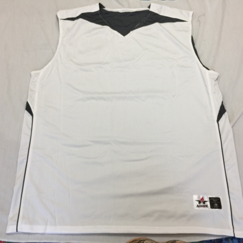 🍎 ALLESON MENS ATHLETIC SLEEVELESS REVERSIBLE BASKETBAL JERSEY SHIRT SIZE 2XL🍎